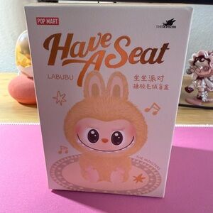 NIB Pop Mart Have A Seat Labubu “HeHe”